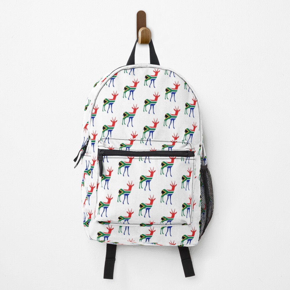 Flag Springbok of South Africa Backpack