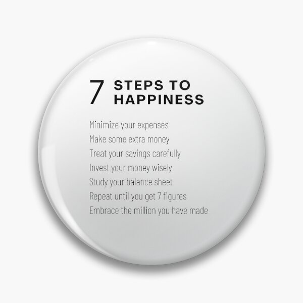 Item preview, 7 steps to happiness by Cynical Joe designed and sold by Cynical-Joe.
