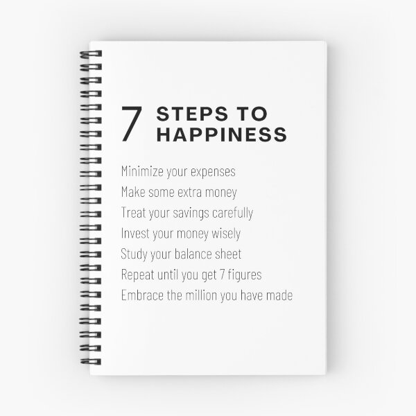 Item preview, 7 steps to happiness by Cynical Joe designed and sold by Cynical-Joe.