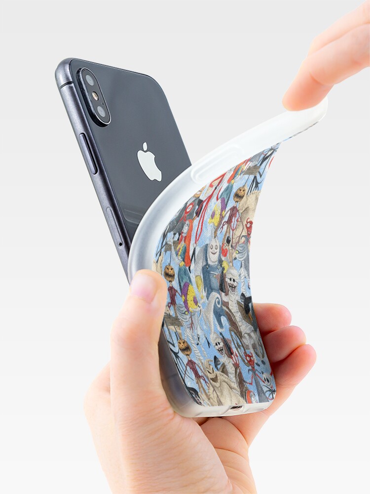 Alternate view of Nightmare Before Christmas Halloweentown iPhone Case & Cover