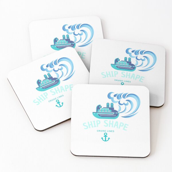 Item preview, Ship shape cruise lines designed and sold by Mad Catter Studio.
