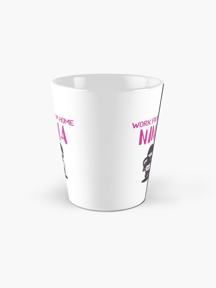 Alternate view of Work from Home Ninja Pink Mug