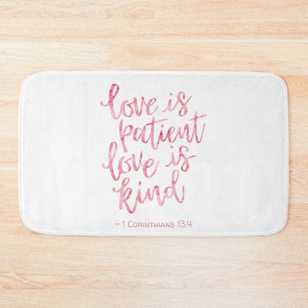 Item preview, Watercolor 1 Corinthians 13:4  Quote  designed and sold by amazingjoy.