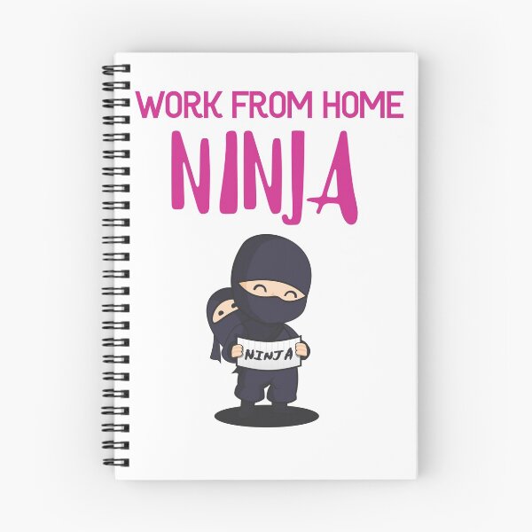Item preview, Work from Home Ninja Pink designed and sold by Teamworkdream.