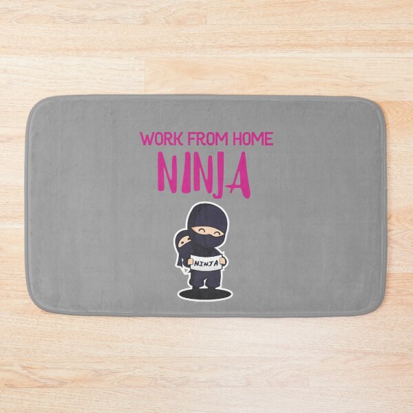 Item preview, Work from Home Ninja Pink designed and sold by Teamworkdream.
