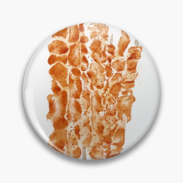 Item preview, Watercolor Illustration of Chinese Street Food - Xinjiang mutton shashlik | 新疆羊肉串 designed and sold by iswenyi.