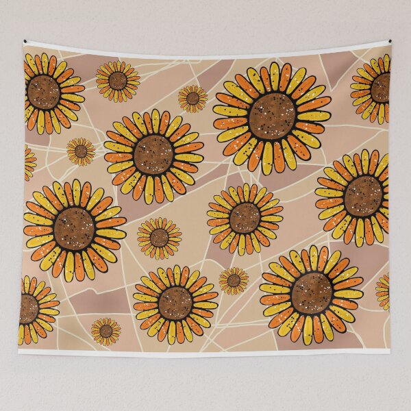 Item preview, Sunflower Flowers Floral Autumn Pattern designed and sold by evastina.
