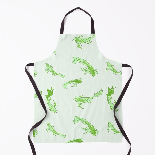 Item preview, Green Painted Koi Fish Pattern designed and sold by everything4eva.