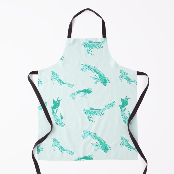 Item preview, Sky Blue Painted Koi Fish Pattern designed and sold by everything4eva.