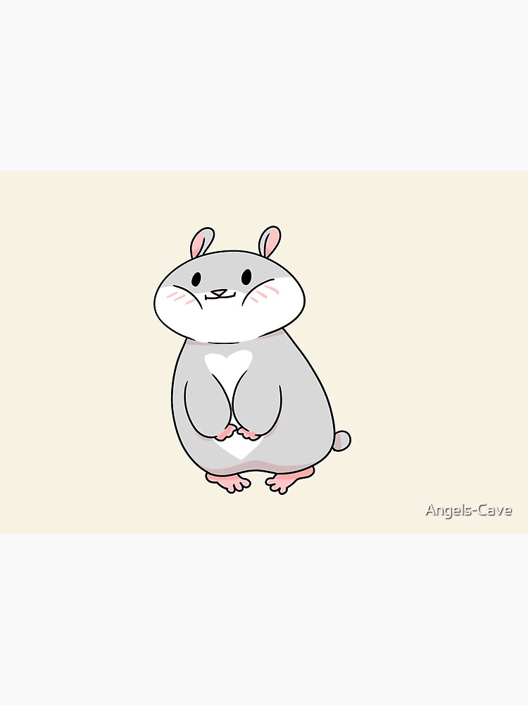 Tam the Tiny Hamster, with full cheeks. by Angels-Cave