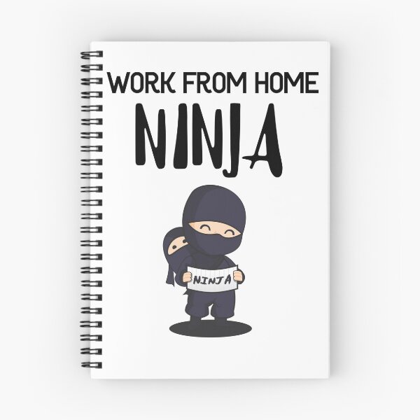 Item preview, Work from Home Ninja Black designed and sold by Teamworkdream.