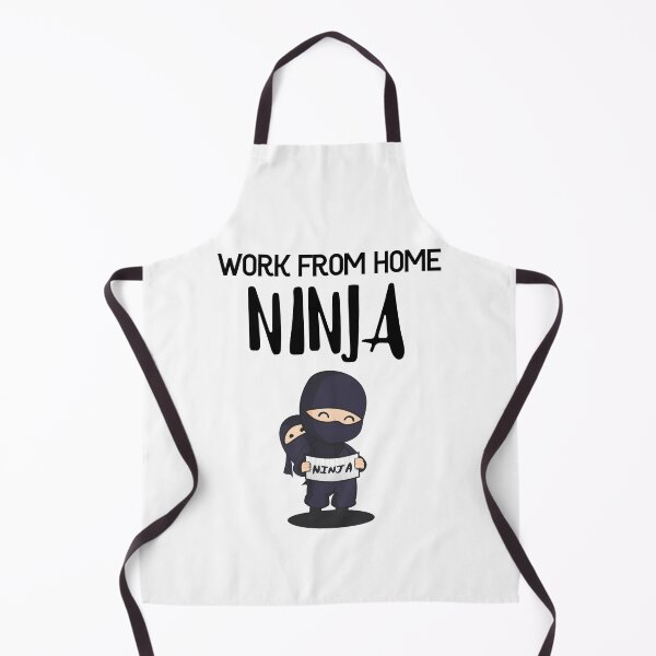 Item preview, Work from Home Ninja Black designed and sold by Teamworkdream.