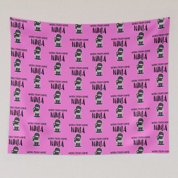 Item preview, Work from Home Ninja Black designed and sold by Teamworkdream.