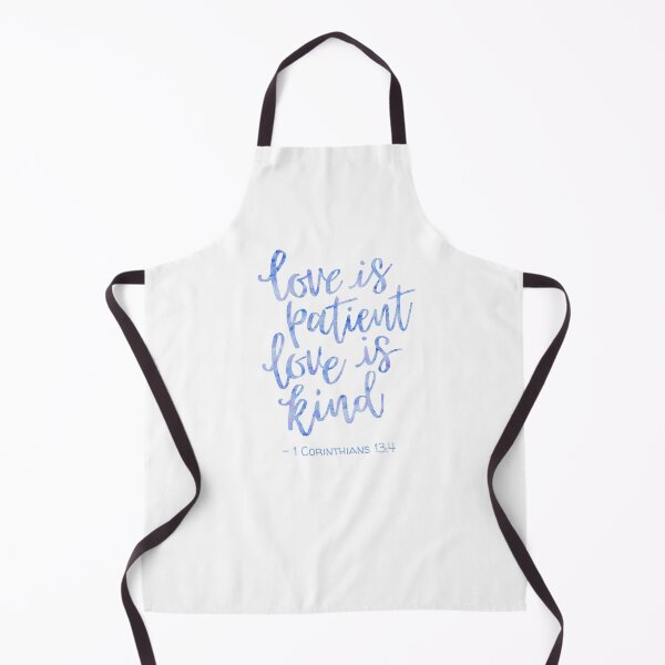 Item preview, 1 Corinthians 13:4 Watercolor Quote designed and sold by amazingjoy.