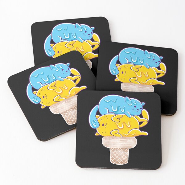 Item preview, Cute Cat Ice Cream designed and sold by TrueTrippyArts.