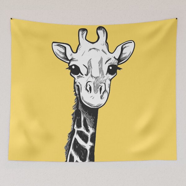 Item preview, Yellow Happy Giraffe  designed and sold by Rajat Kharkwal.