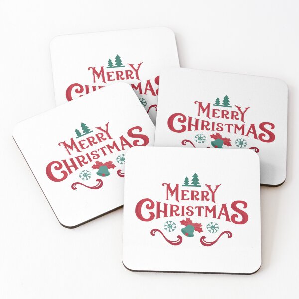 Item preview, Merry Christmas Celebration Lettering With White Backround designed and sold by Art Wear Nation.