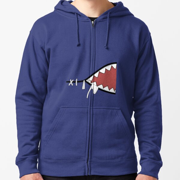 gawr gura Zipped Hoodie