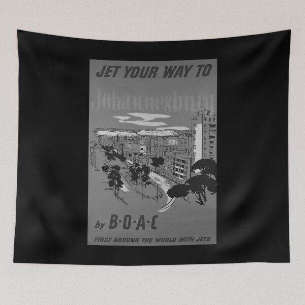 Item preview, Johannesburg Noire retro poster designed and sold by CorasPosters.