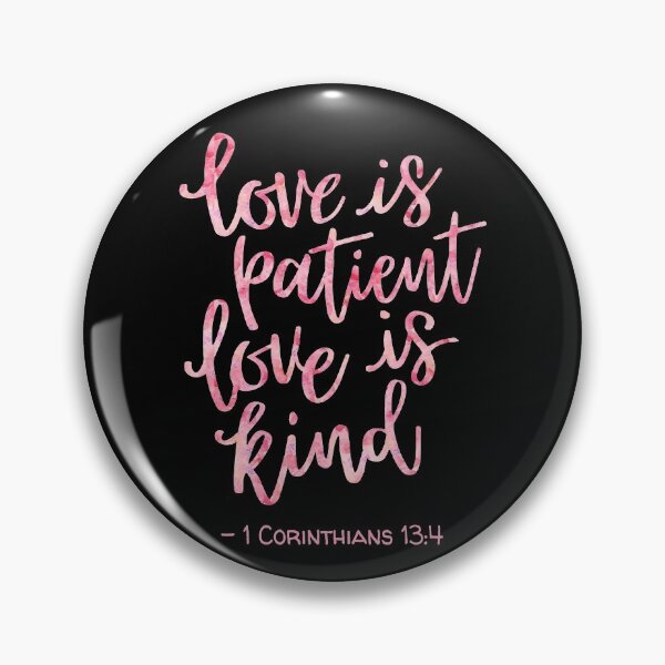 Item preview, Watercolor 1 Corinthians 13:4  Quote Rose designed and sold by amazingjoy.
