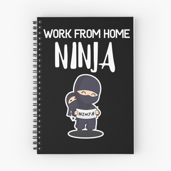 Item preview, Work from Home Ninja White designed and sold by Teamworkdream.