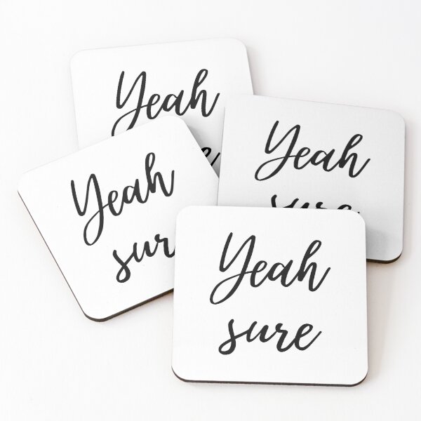 Item preview, Yeah sure by Cynical Joe designed and sold by Cynical-Joe.
