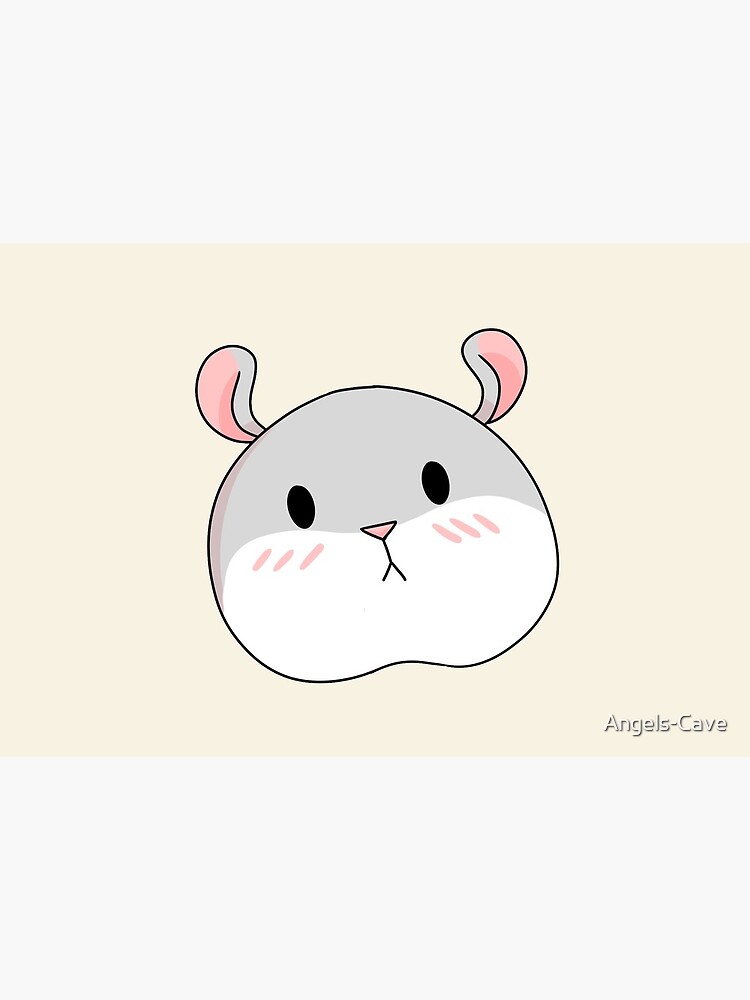 Tam the Tiny Hamster, blushing face. by Angels-Cave