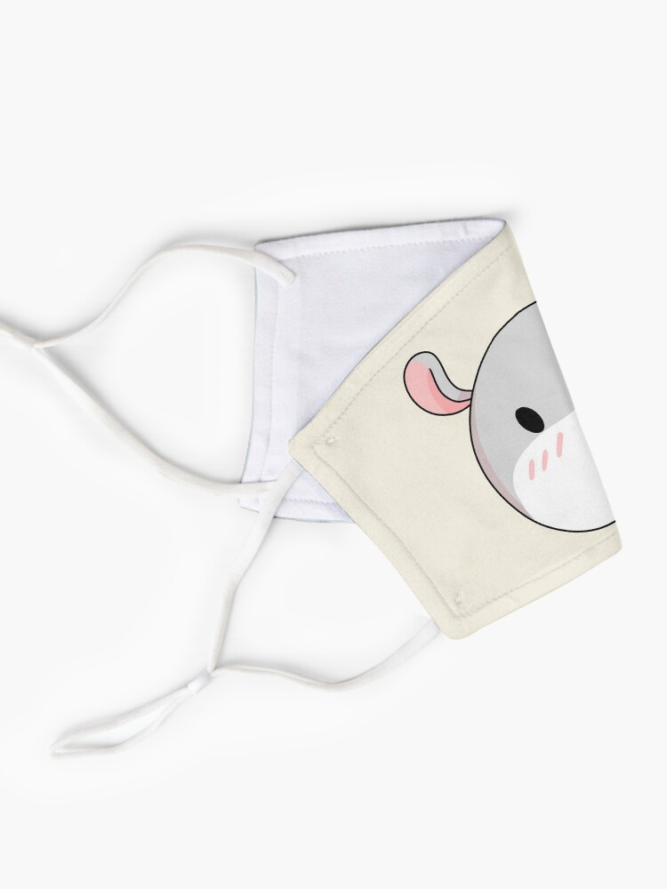 Alternate view of Tam the Tiny Hamster, blushing face. Mask