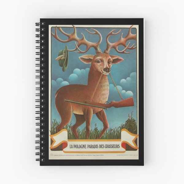 Item preview, La Pologne Paradis des chasseurs retro poster designed and sold by CorasPosters.