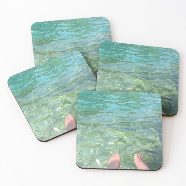 Item preview, REFRESHING COLD SPRING WATER DURING SUMMER Beautiful TURQUOISE COLOR green nature scenery water   designed and sold by findsbyjune374.