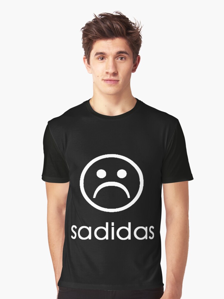 Daarom Evolueren puree Sadidas ( Adidas Parody ) Sad Face Emoji" Graphic T-Shirt for Sale by  Tishisnotonfire | Redbubble