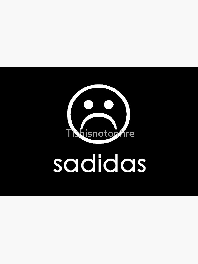 Sadidas ( Adidas Parody ) Sad Emoji" Laptop Sleeve for by | Redbubble