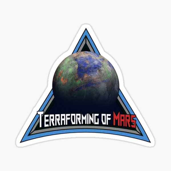 Terraforming Mars Pegatina