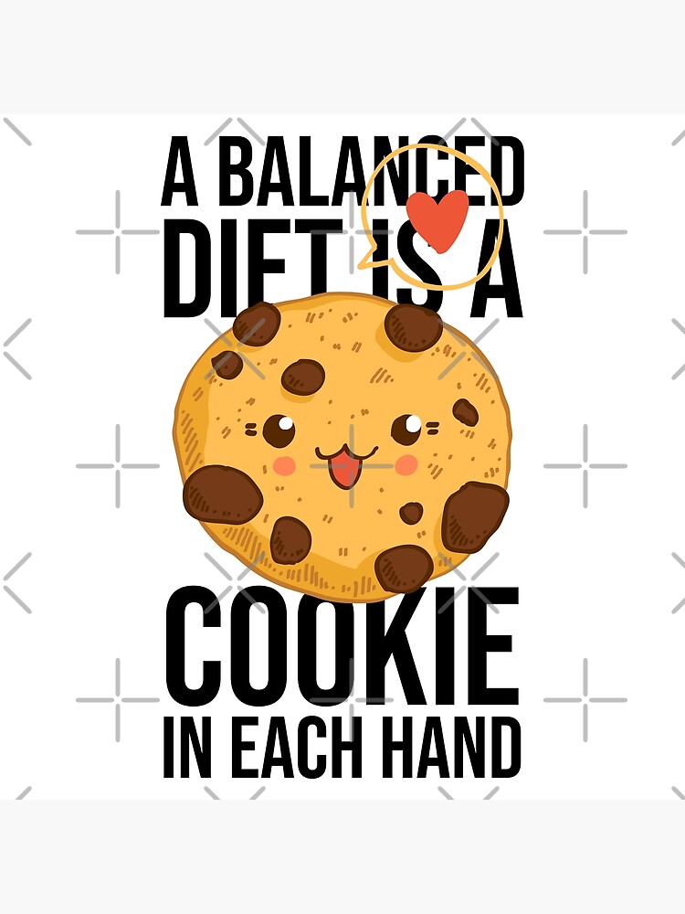 Cookies Poster Kitchen Print Gift for Baker Classic Cookies Chart Gifts  Under 25 