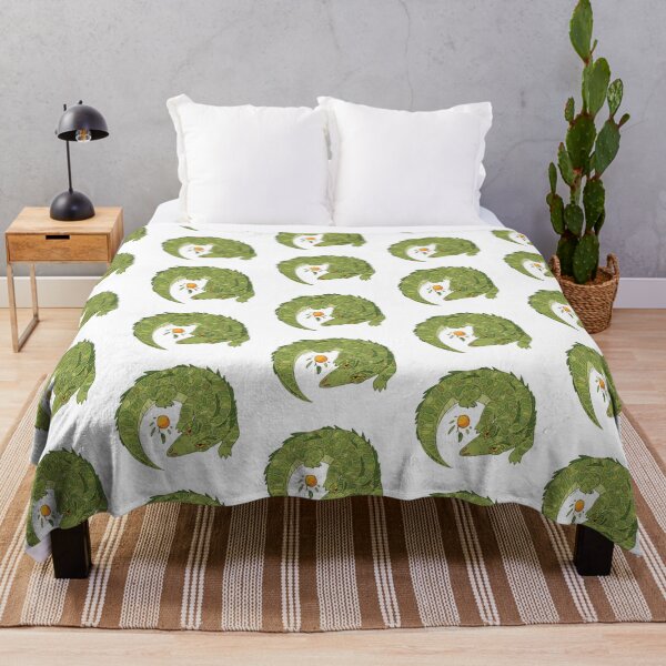 Item preview, A crocodile and a mandarin flat colored designed and sold by Sheptatel.