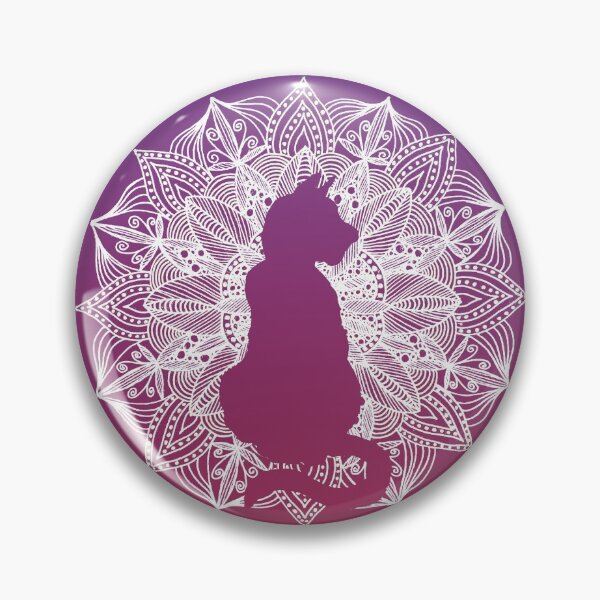 Item preview, Mandala Circle Kitty Kat Purple designed and sold by Sebastian Grafmann.