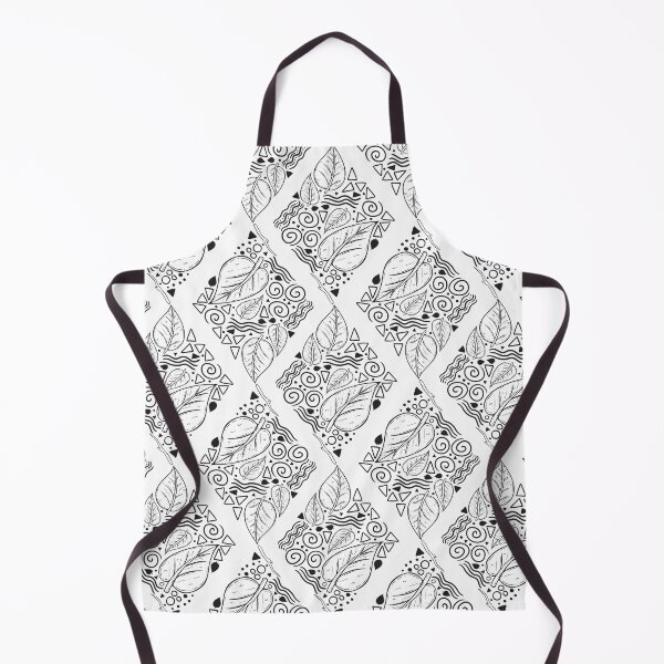 Artikelvorschau, Leaf Doodle Seamless Surface Pattern Design entworfen und verkauft von ZaryaKiqo.