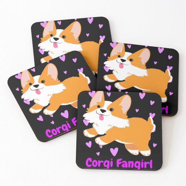 Item preview, Corgi Fangirl w Cute Cartoon-Style Corgi Illustration designed and sold by MAS-S.