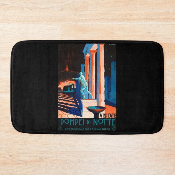 Item preview, ENIT Pompei di Nopte retro poster designed and sold by CorasPosters.