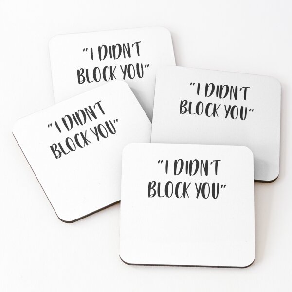 Item preview, I Didn't Block You - White Lie Party designed and sold by johnta17.
