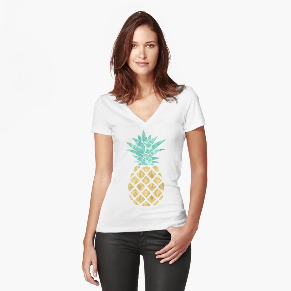 Item preview, Fitted V-Neck T-Shirt designed and sold by heartlocked.