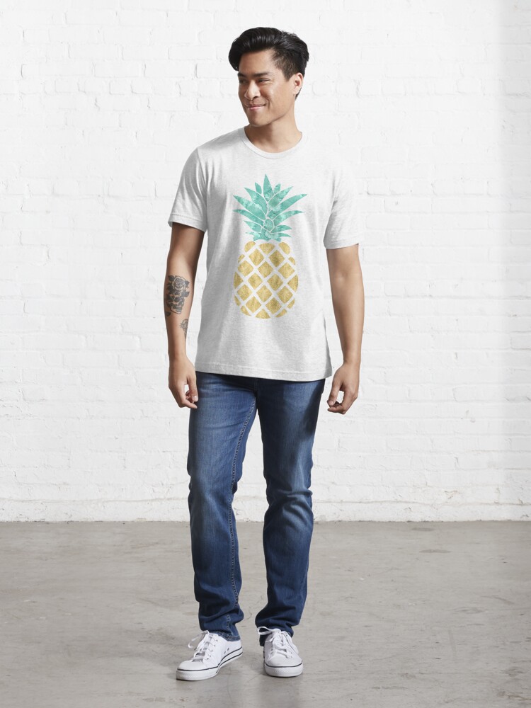 Thumbnail 5 of 7, Essential T-Shirt, Golden Pineapple designed and sold by heartlocked.