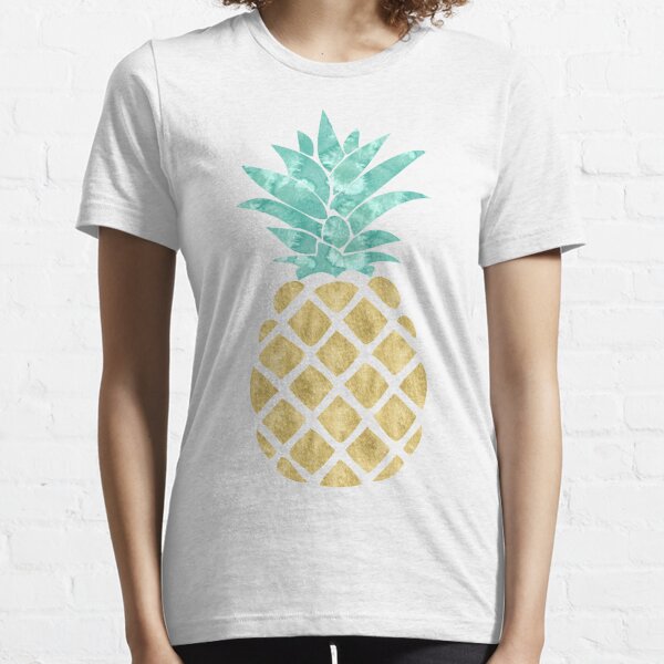 Womens Pineapple Shirt Cute T-Shirt Casual Short Sleeve Top Summer Graphic  Tee Athletic Heather XS at  Women's Clothing store