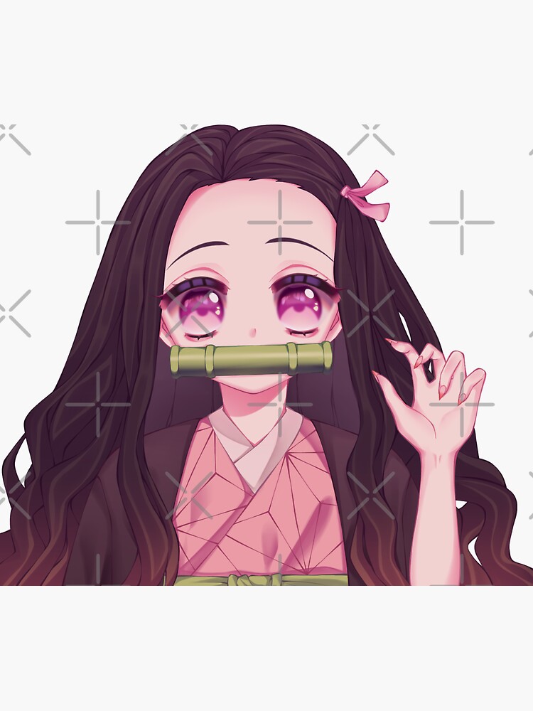 Nezuko Kamado Demon Slayer Sticker By Yeriichuu Redbubble 6820