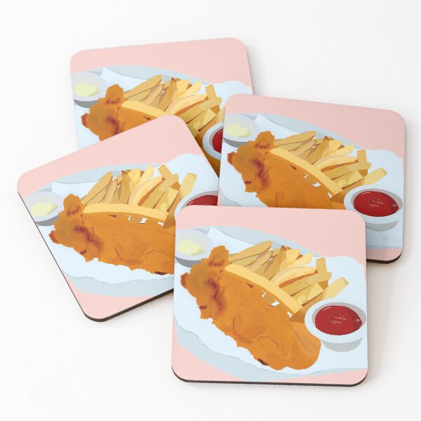 Item preview, Fish & Chips - United Kingdom Pavilion designed and sold by Kitty & Birdie Designs.
