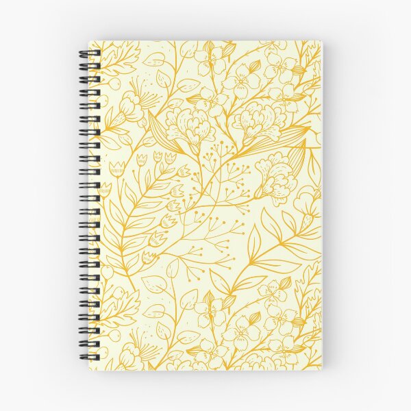Item preview, Retro Yellow Floral Decorative Pattern designed and sold by Pink Mint.