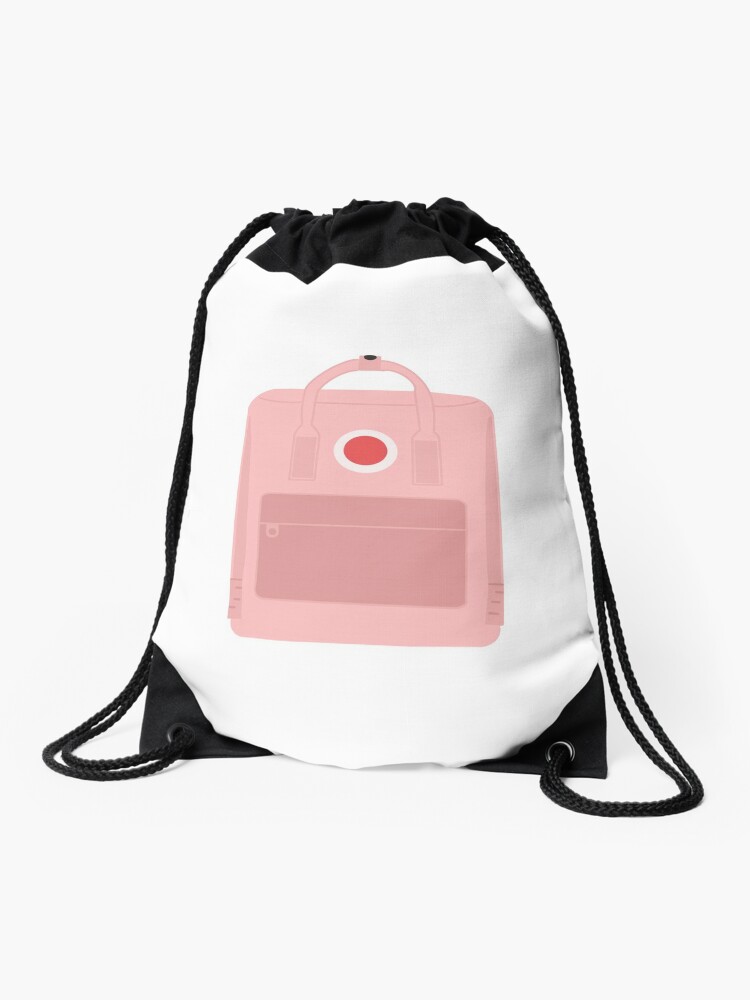 Kanken Pink Backpack " Drawstring Bag for Sale by designsbylex09 Redbubble
