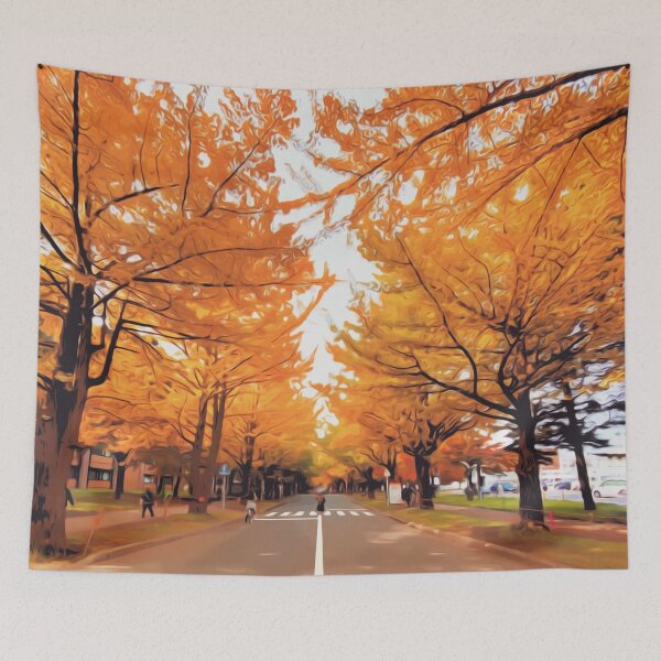 Item preview, Autumn Series: Ginkgo trees at Hokkaido University 1 designed and sold by guoshengz.