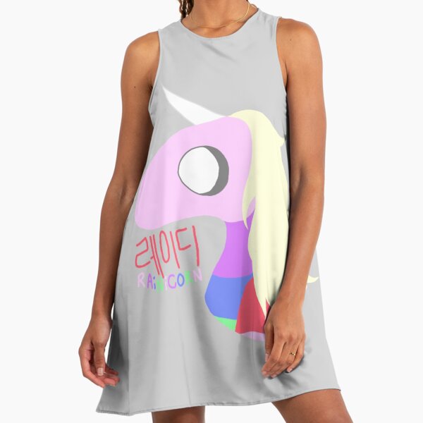 knee length dresses for ladies Rainbow Unicorn Dress | Little Girl Dresses main image 0