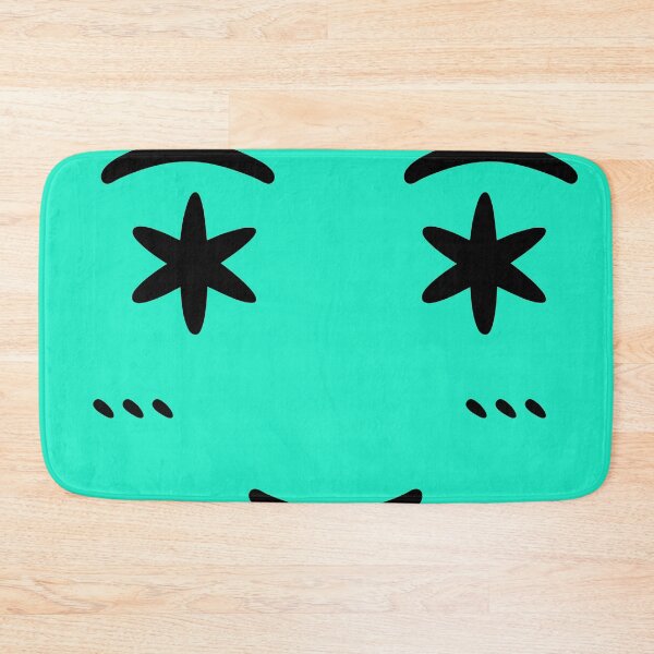 Item preview, CUTE BLUSH EMOJI FACE [GREEN] designed and sold by Suazankate.
